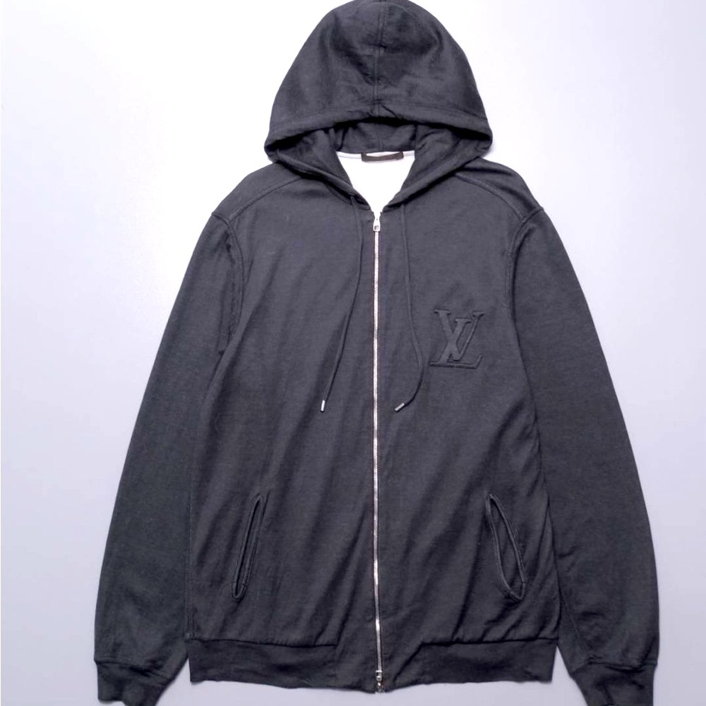 Louis Vuitton Gray Hoodie Sweater